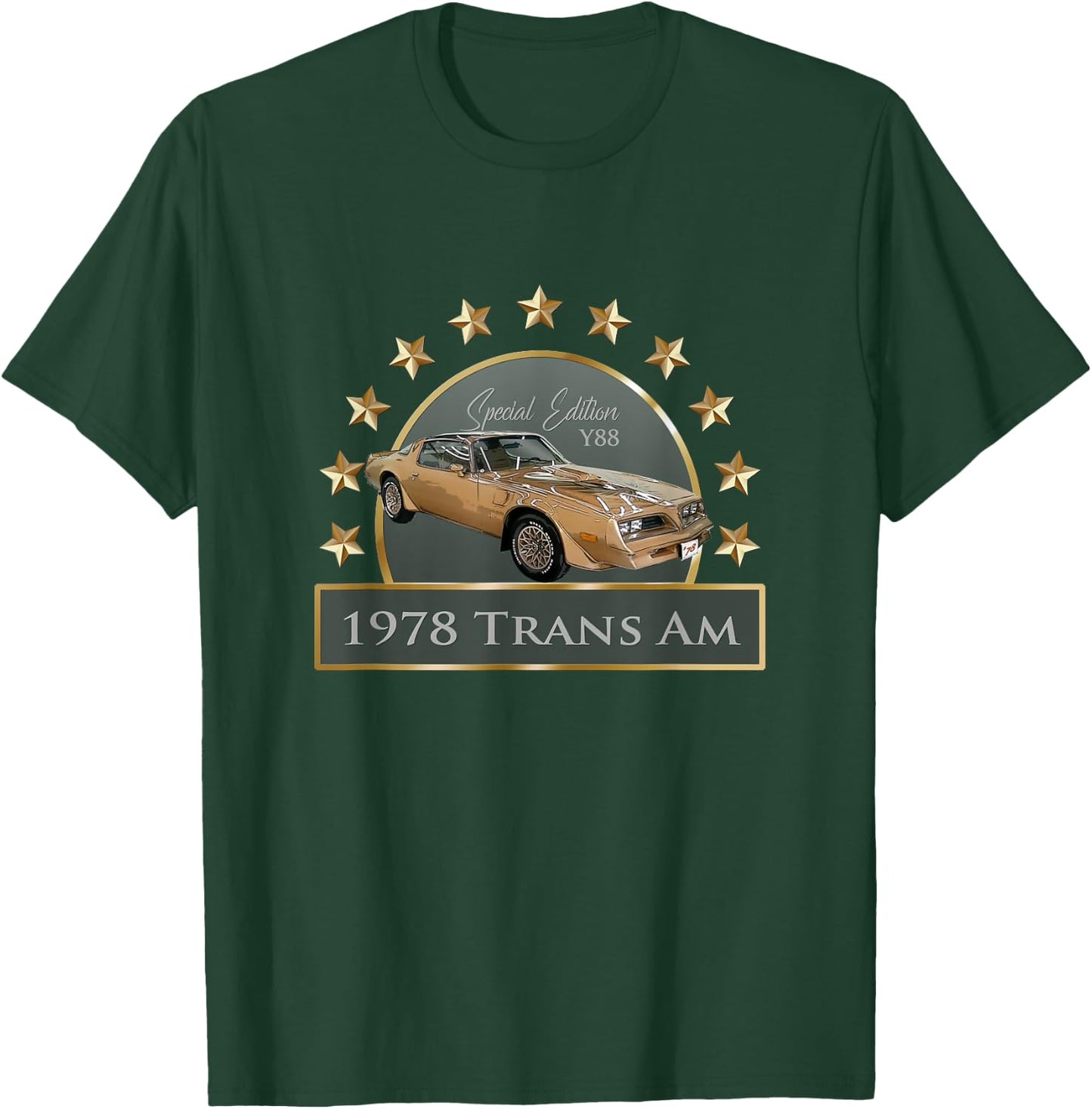 Vintage 1978 Special Edition Trans Am Y88, American Muscle T-Shirt - T-Shirt | Forest