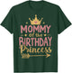 Mommy of The Birthday Princess Birthday Family T-Shirt - T-Shirt | Forest