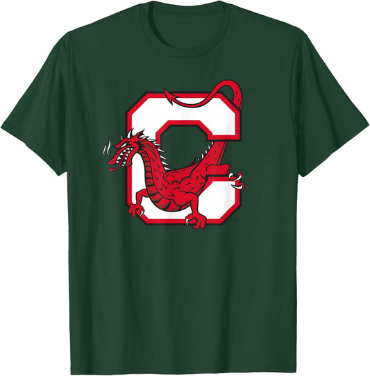 SUNY Cortland Red Dragons C Mark T-Shirt - T-Shirt | Forest
