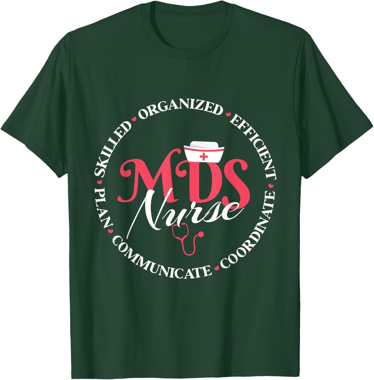 MDS Nurse Appreciation , Small, Black T-Shirt - T-Shirt | Forest