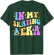 In My Skating Era Figure Hockey Skating Girls Boys Coach T-Shirt - T-Shirt | Forest