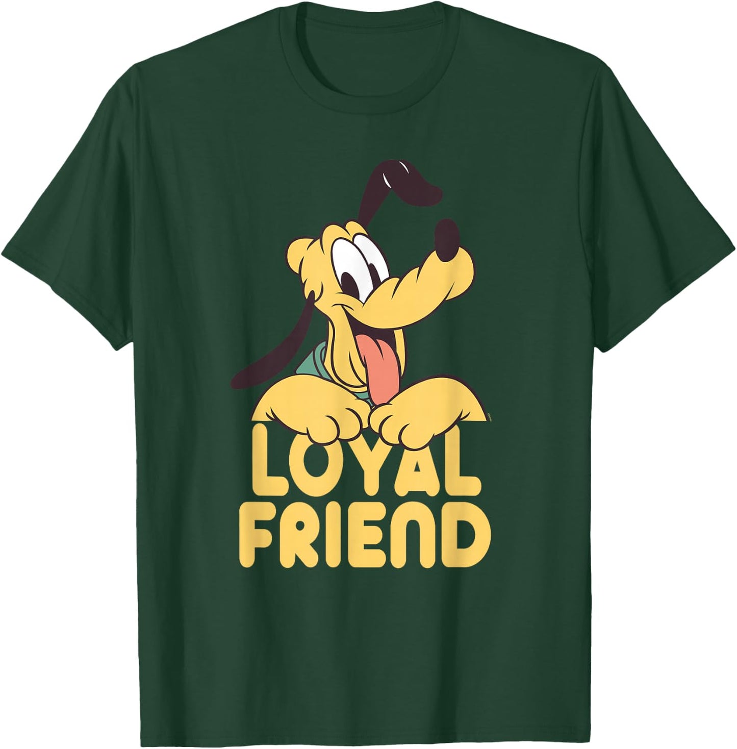 Disney Pluto Mickey Mouse’s Dog Pal Loyal Friend T-Shirt - T-Shirt | Forest