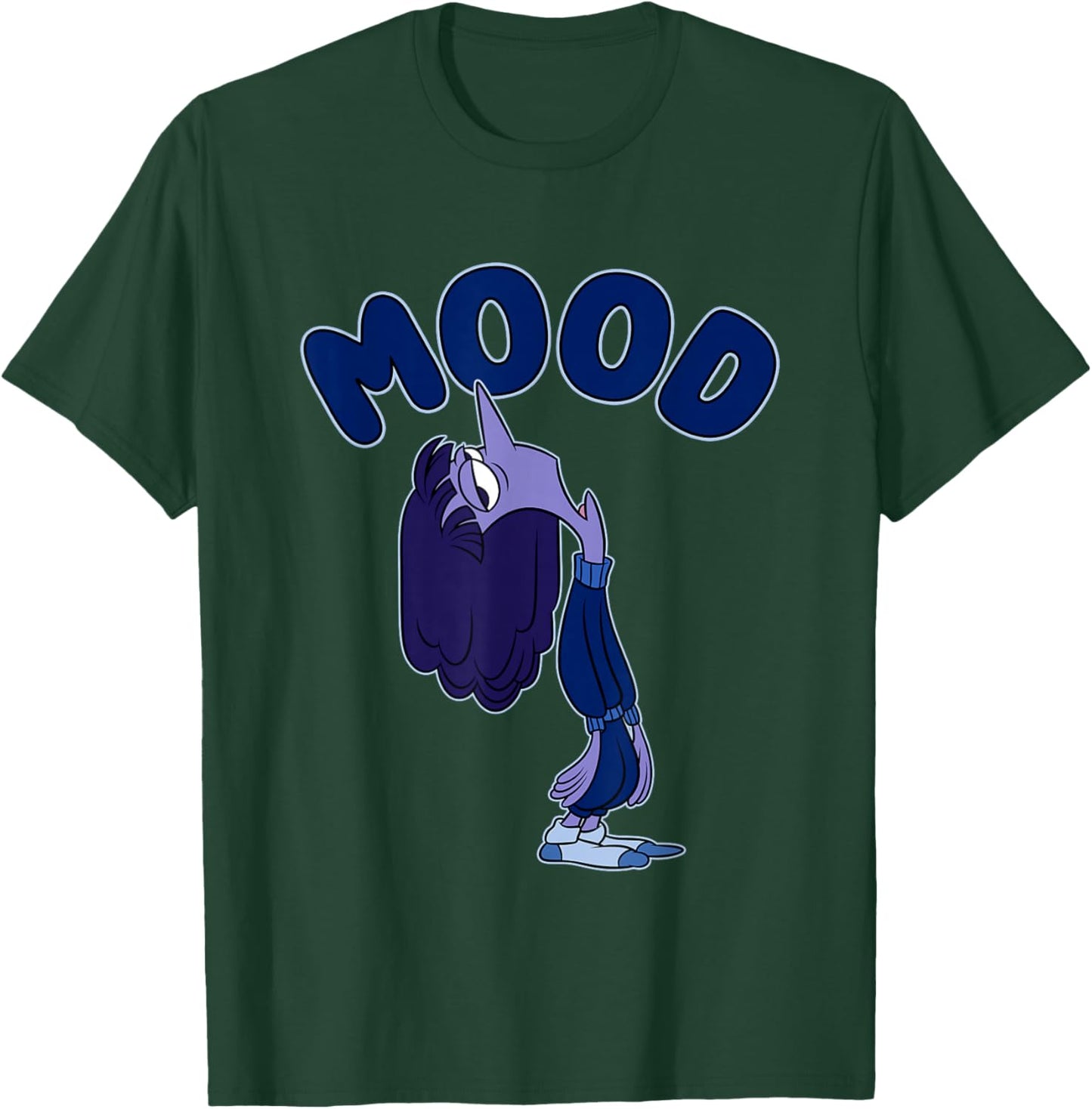 Disney Pixar Inside Out 2 Mood Ennui Bored Retro Shot T-Shirt - T-Shirt | Forest