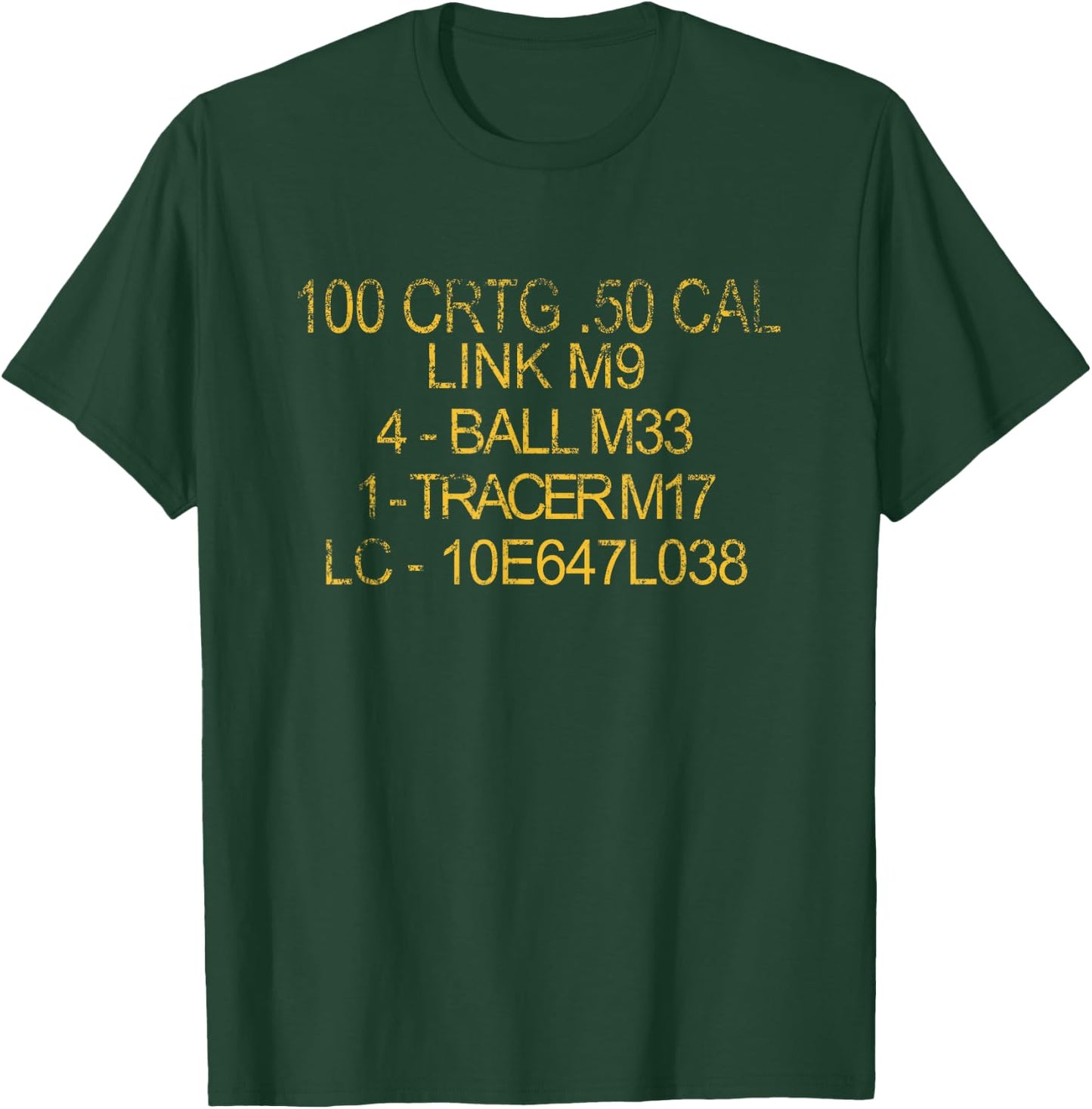 .50CAL NATO US MILITARY OD GREEN CAN AMMO Proud Patriotic Men T-Shirt - T-Shirt | Forest