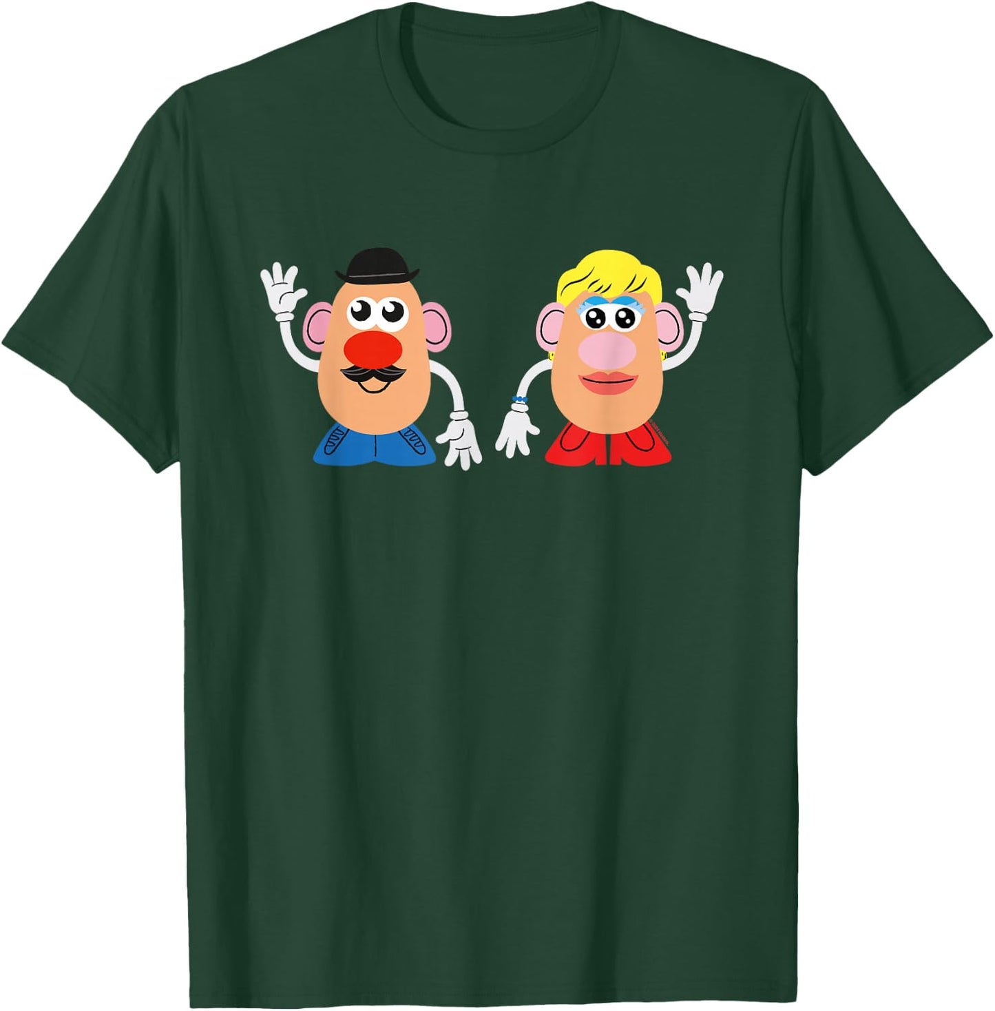Mr Potato Head and Mrs Potato Head Wave T-Shirt - T-Shirt | Forest