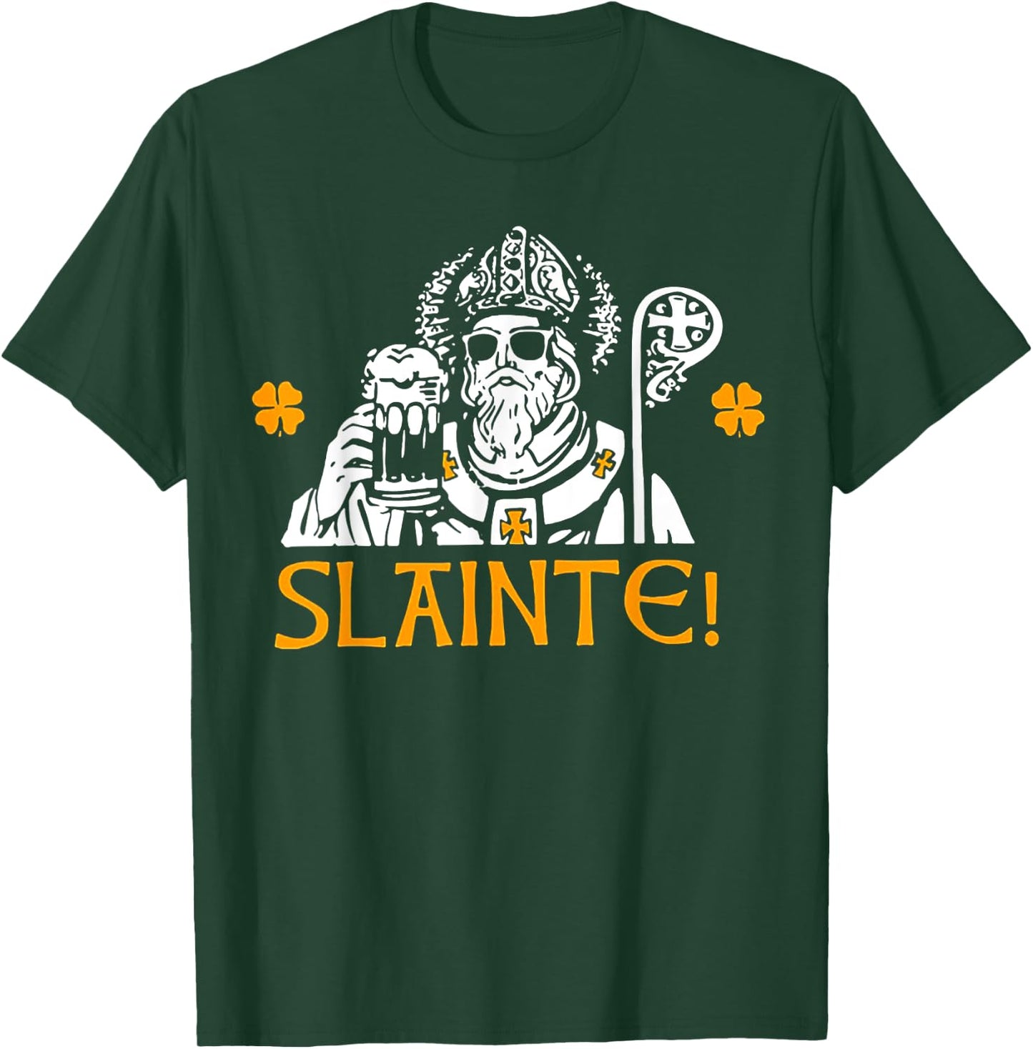 Slainte Irish Gaelic Cheers St. Patrick's Day T-Shirt - T-Shirt | Forest