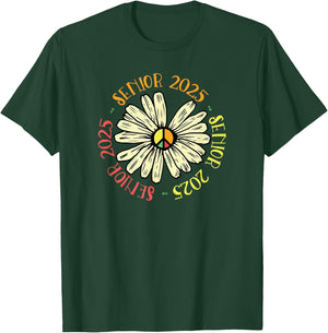 Retro Senior 2025 Class of 2025 | Senior 2025 T-Shirt - T-Shirt | Forest