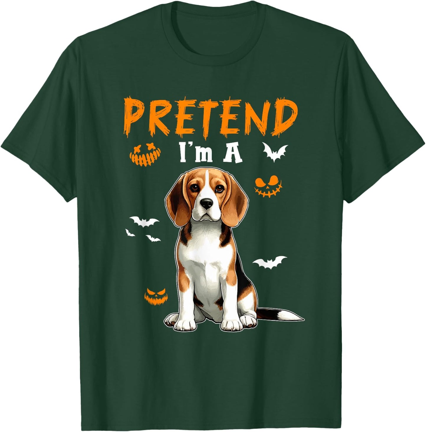 Pretend I'm A Beagle Halloween Costume Owner Kids Family T-Shirt - T-Shirt | Forest