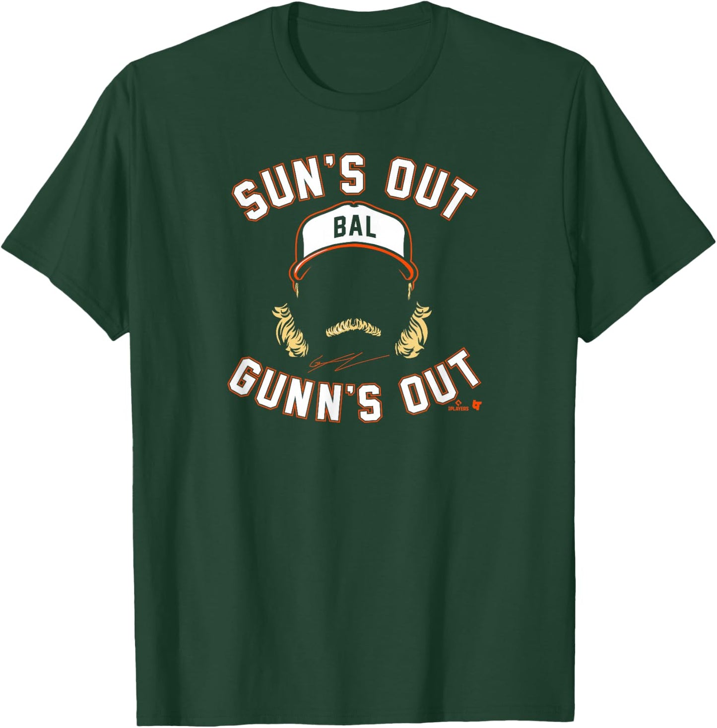Gunnar Henderson - Sun's Out Gunn's Out - Baltimore Baseball T-Shirt - T-Shirt | Forest