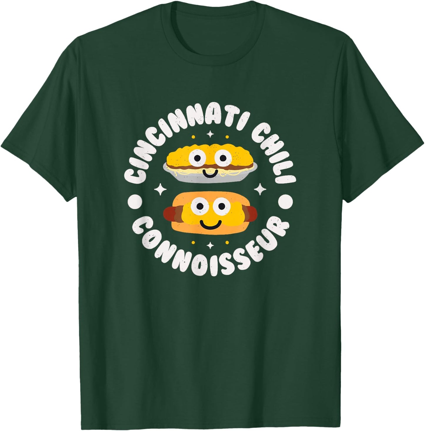 Cincinnati Chili Connoisseur - Cincinnati Chili T-Shirt - T-Shirt | Forest