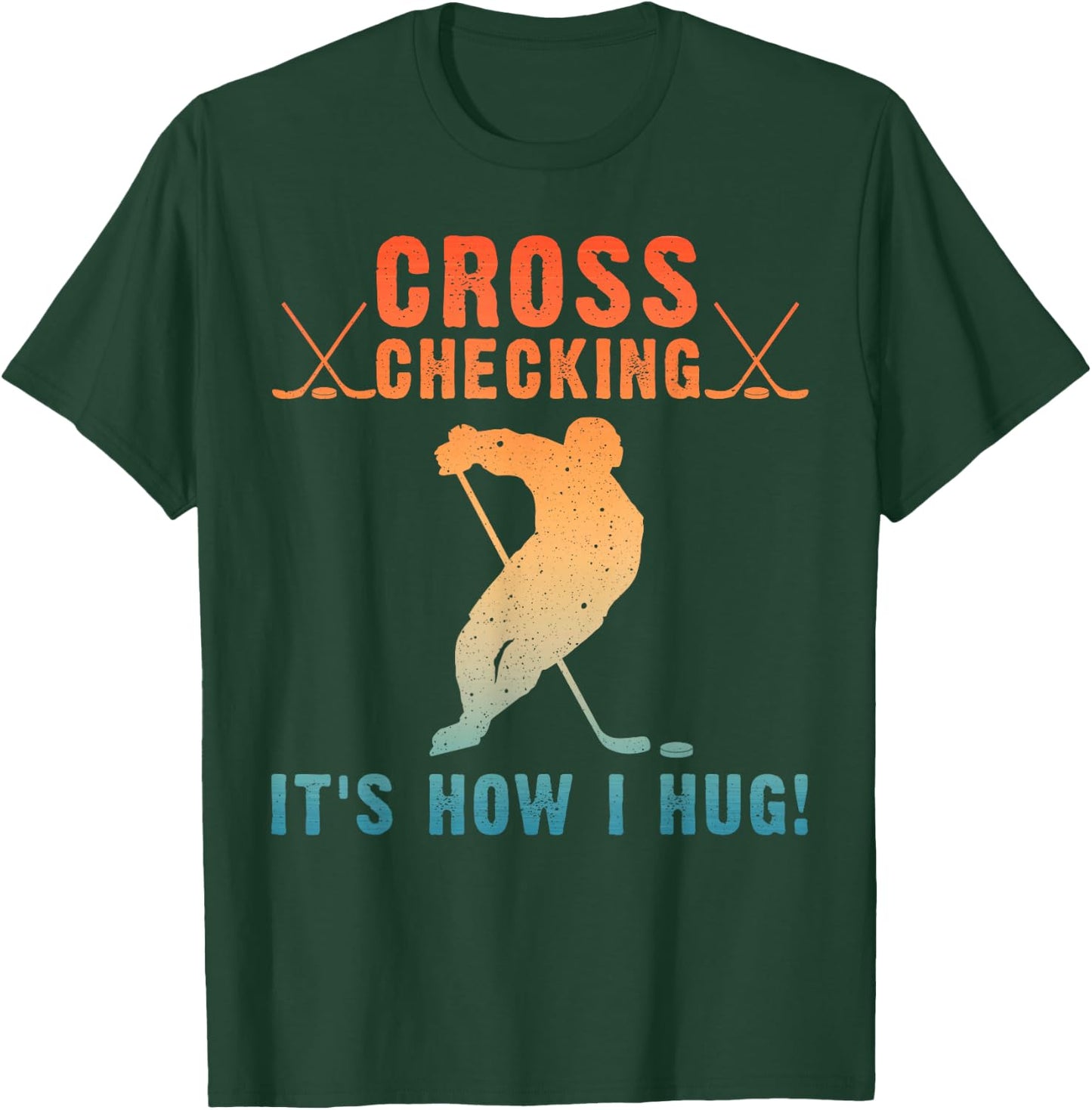 Funny Ice Hockey Design Women Sport Ice Hockey Lover T-Shirt - T-Shirt | Forest