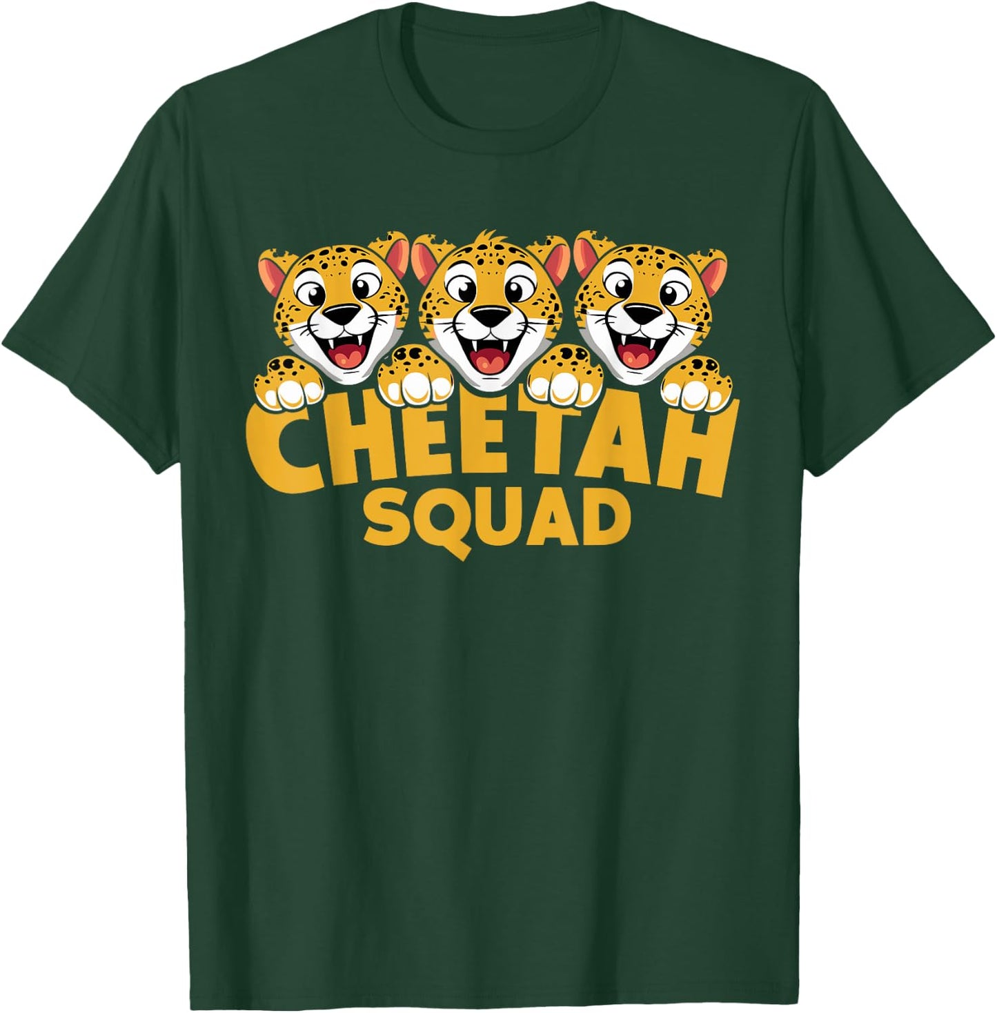 Cheetah Squad for Cheetah Lover Shirt | Cool Cheetah T-Shirt - T-Shirt | Forest