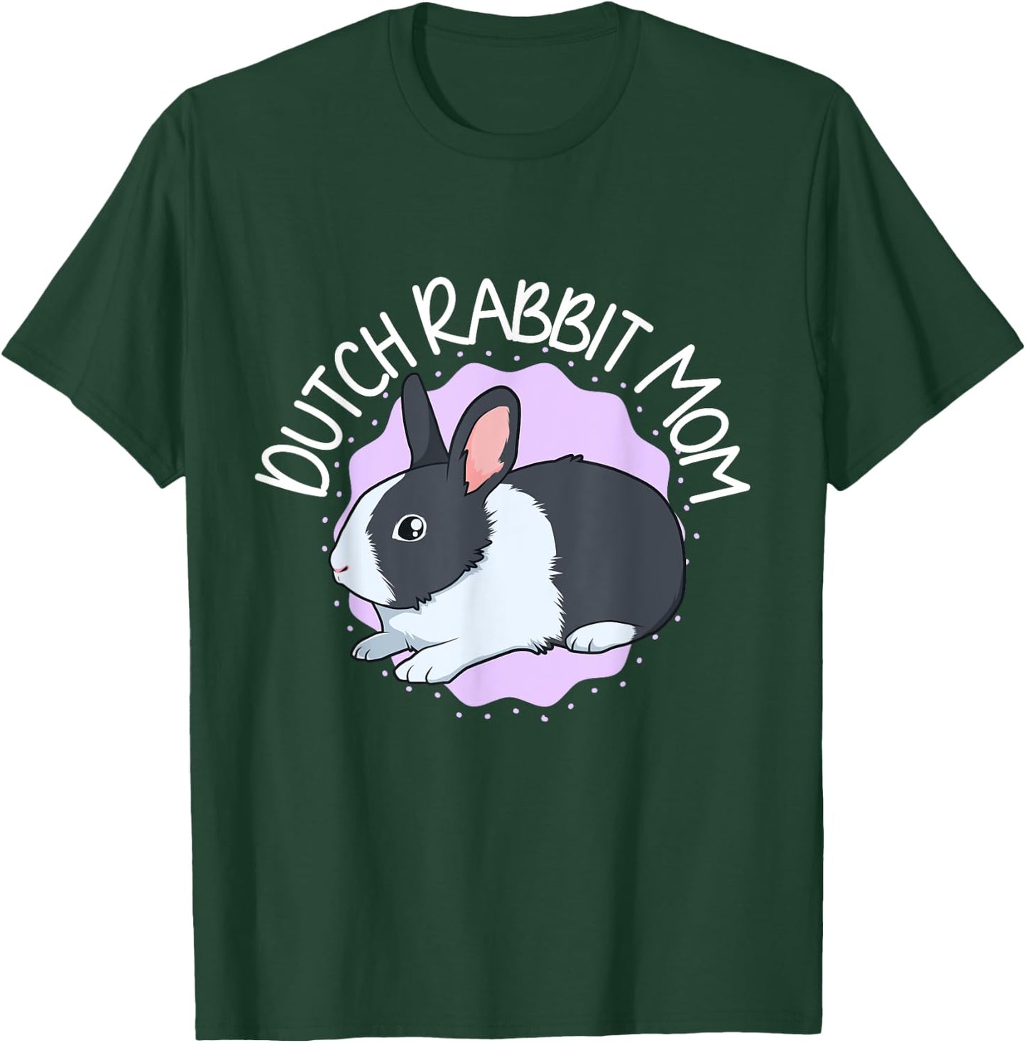 Dutch Rabbit Mom T-Shirt - T-Shirt | Forest