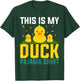 This Is My Duck Pajama Women Girls Duck Pjs Funny Duck T-Shirt - T-Shirt | Forest