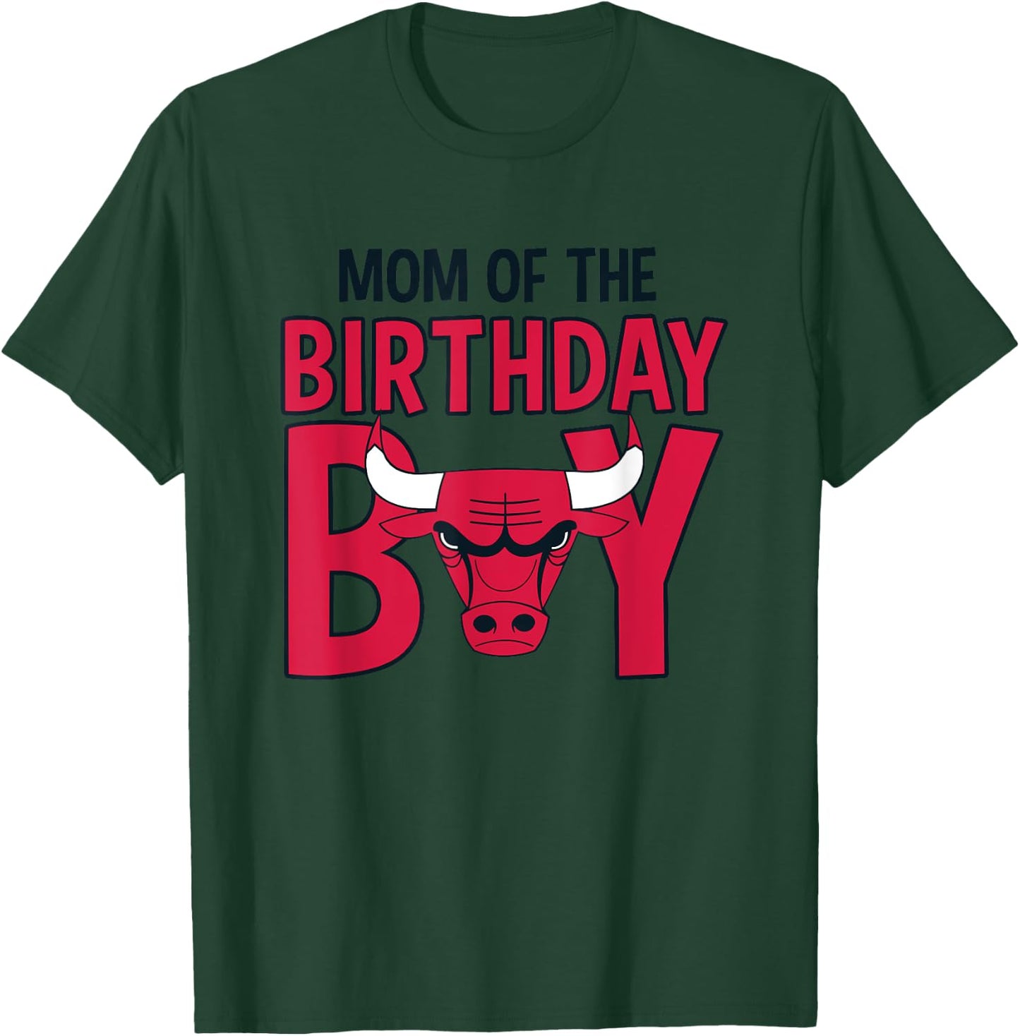 NBA Chicago Bulls Mom Of The Birthday Boy T-Shirt - T-Shirt | Forest