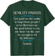 Senility Prayer Funny Gag Prayer Senior Citizen Old Person T-Shirt - T-Shirt | Forest