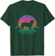 Retro Vaporwave Golden Retriever - Puppy Trainer Dog Lover T-Shirt - T-Shirt | Forest