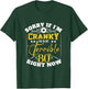 Sorry If I Am Cranky I'm In My Terrible 80's Right Now Funny T-Shirt - T-Shirt | Forest