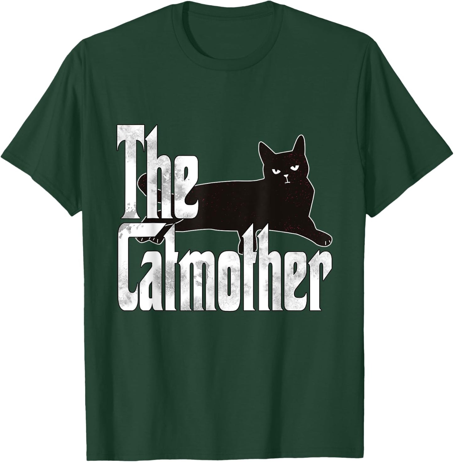 Funny Cat Mom Catmother Black Cat Mother Kitty Mommy T-Shirt - T-Shirt | Forest