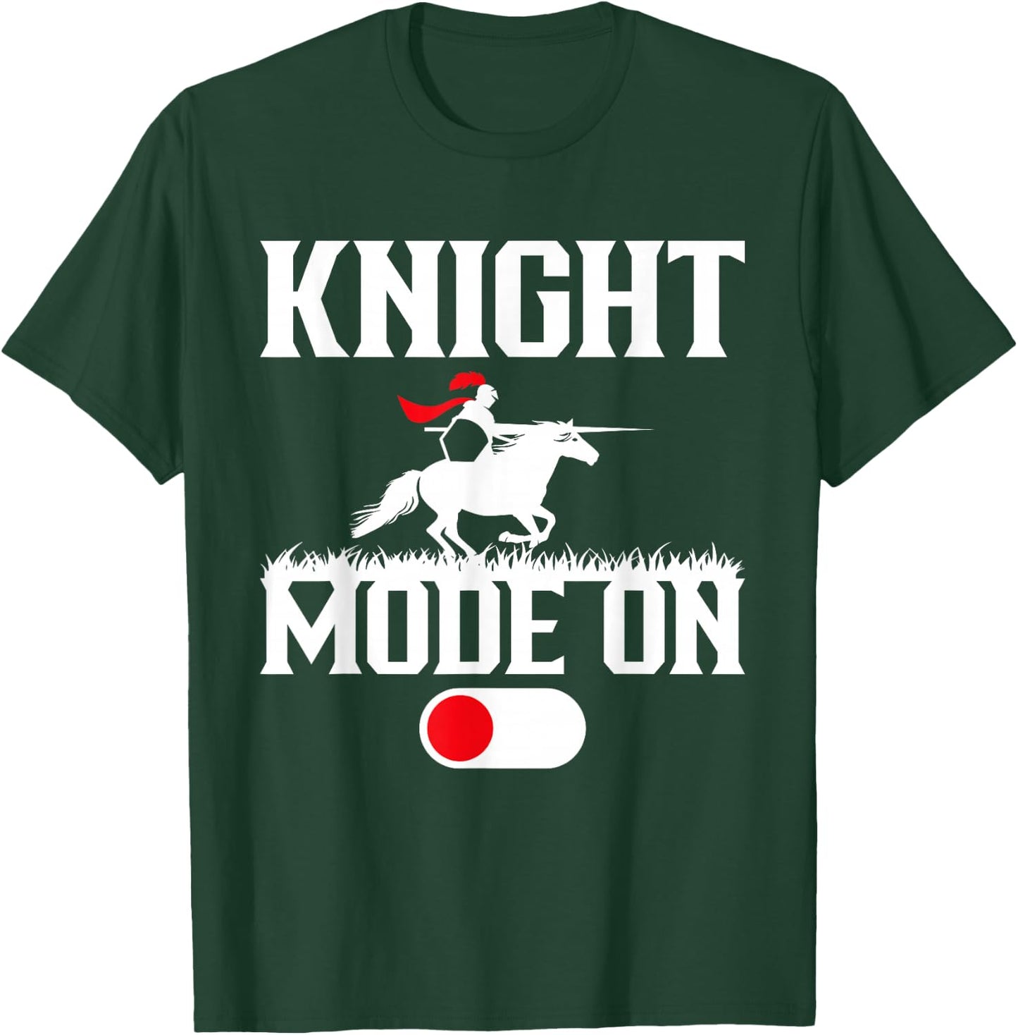 Knight Mode On Medieval Knight T-Shirt - T-Shirt | Forest