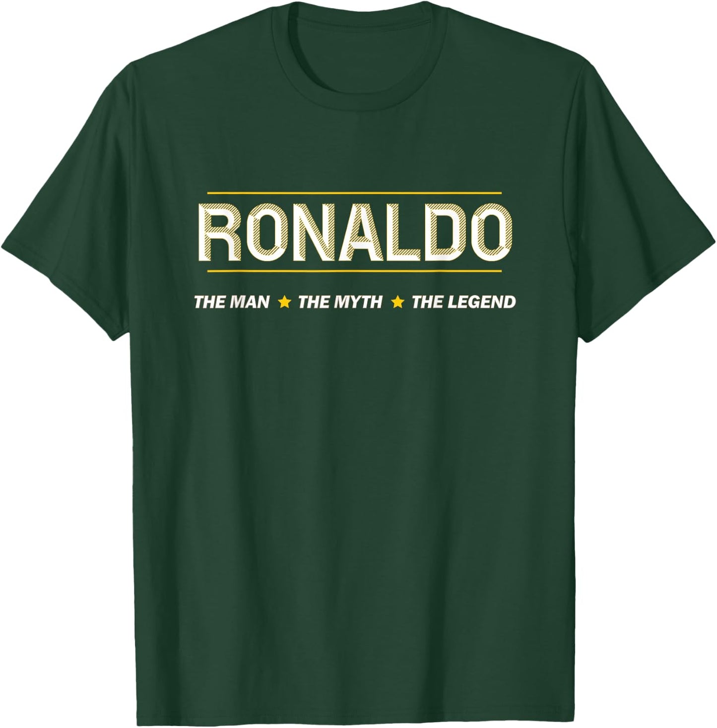 Ronaldo The Man The Myth The Legend | Mythos Legend Name T-Shirt - T-Shirt | Forest