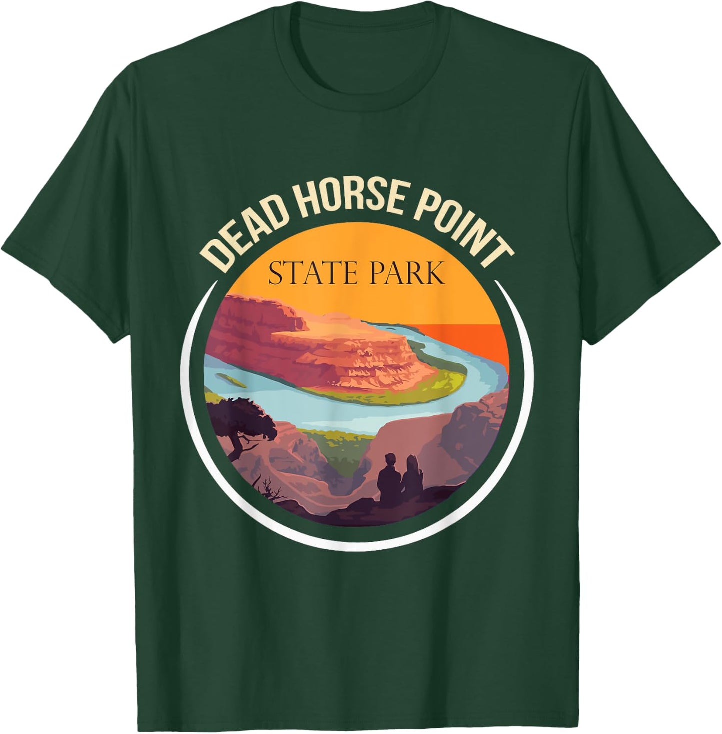 Dead Horse Point Utah State Park Souvenir Canyon River T-Shirt - T-Shirt | Forest