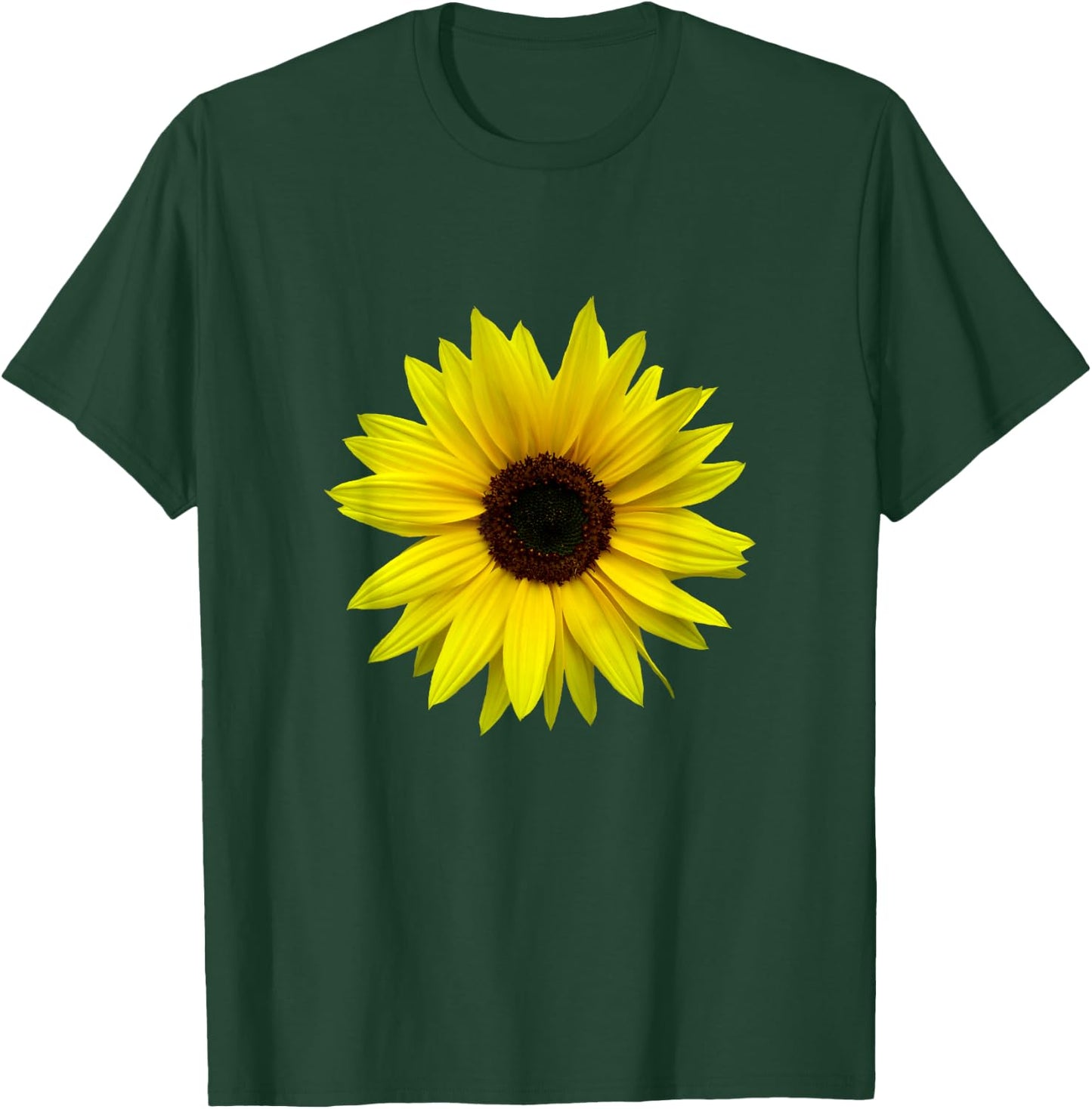 Sunflower, yellow sunflowers flower, flower, floral blossoms T-Shirt - T-Shirt | Forest