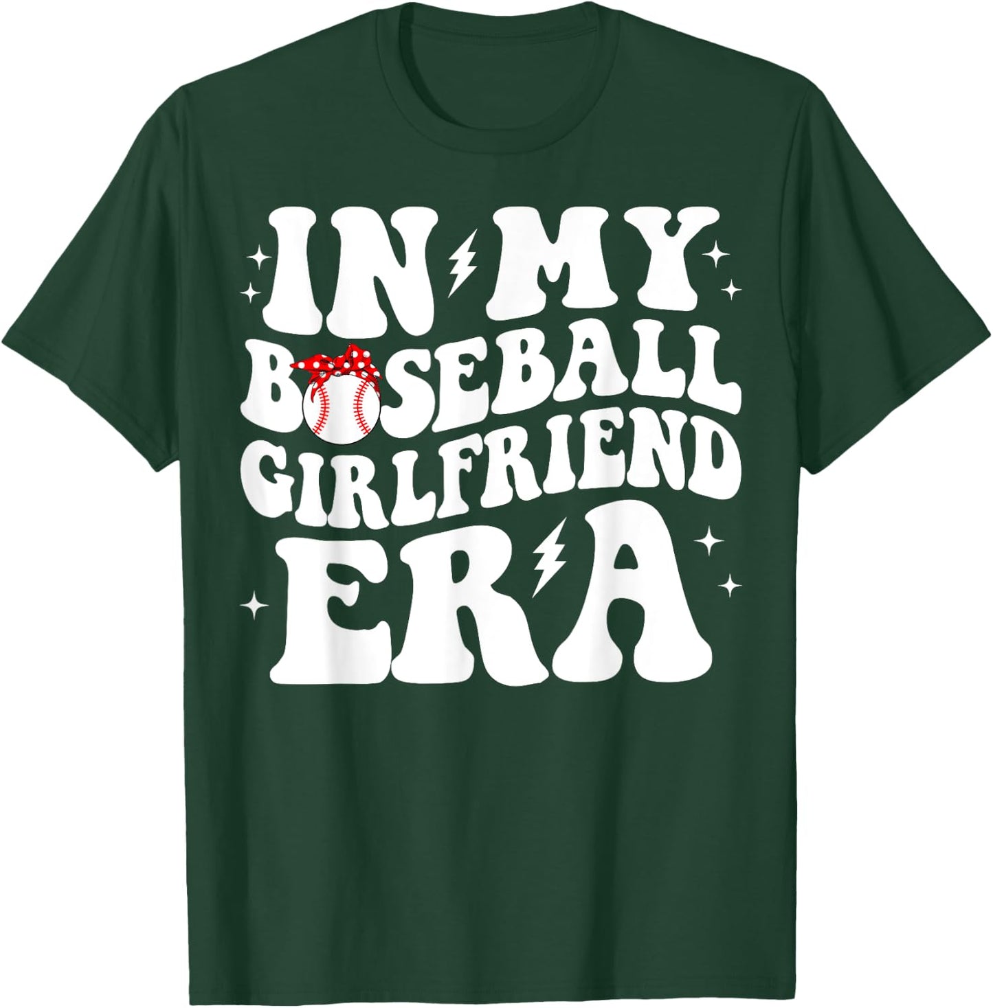 Groovy In my Baseball Girlfriend Era T-Shirt - T-Shirt | Forest