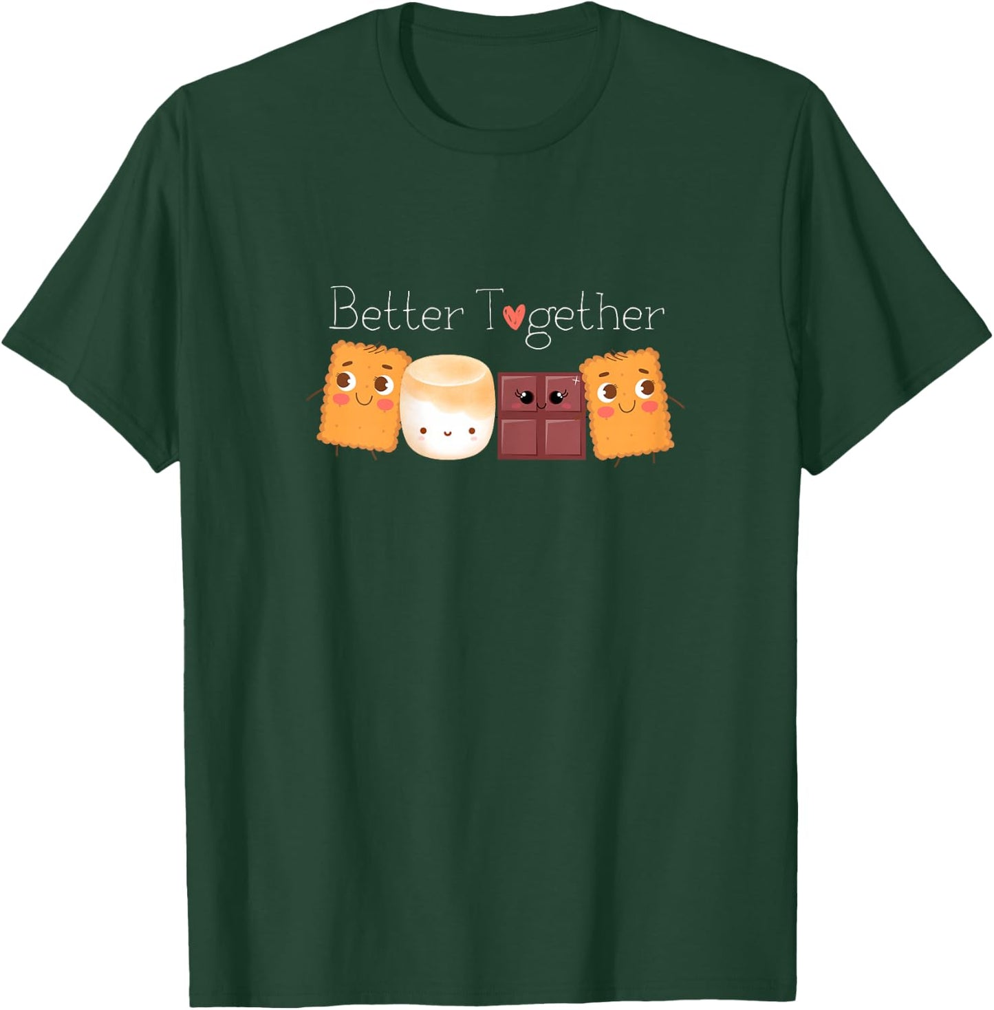 Group Hug S'mores Shirt Better Together Cute Camping Lover T-Shirt - T-Shirt | Forest