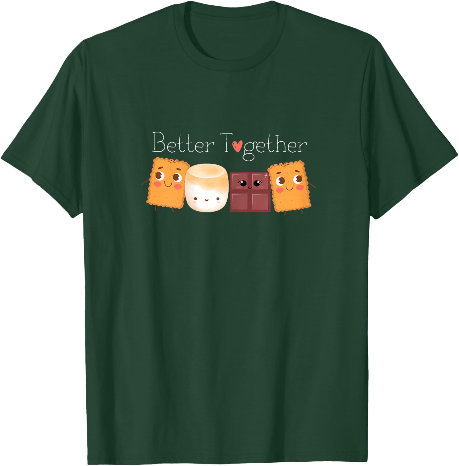 Group Hug S'mores Shirt Better Together Cute Camping Lover T-Shirt - T-Shirt | Forest