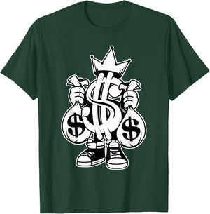 King Money x Money Bags x Money Sign T-Shirt - T-Shirt | Forest