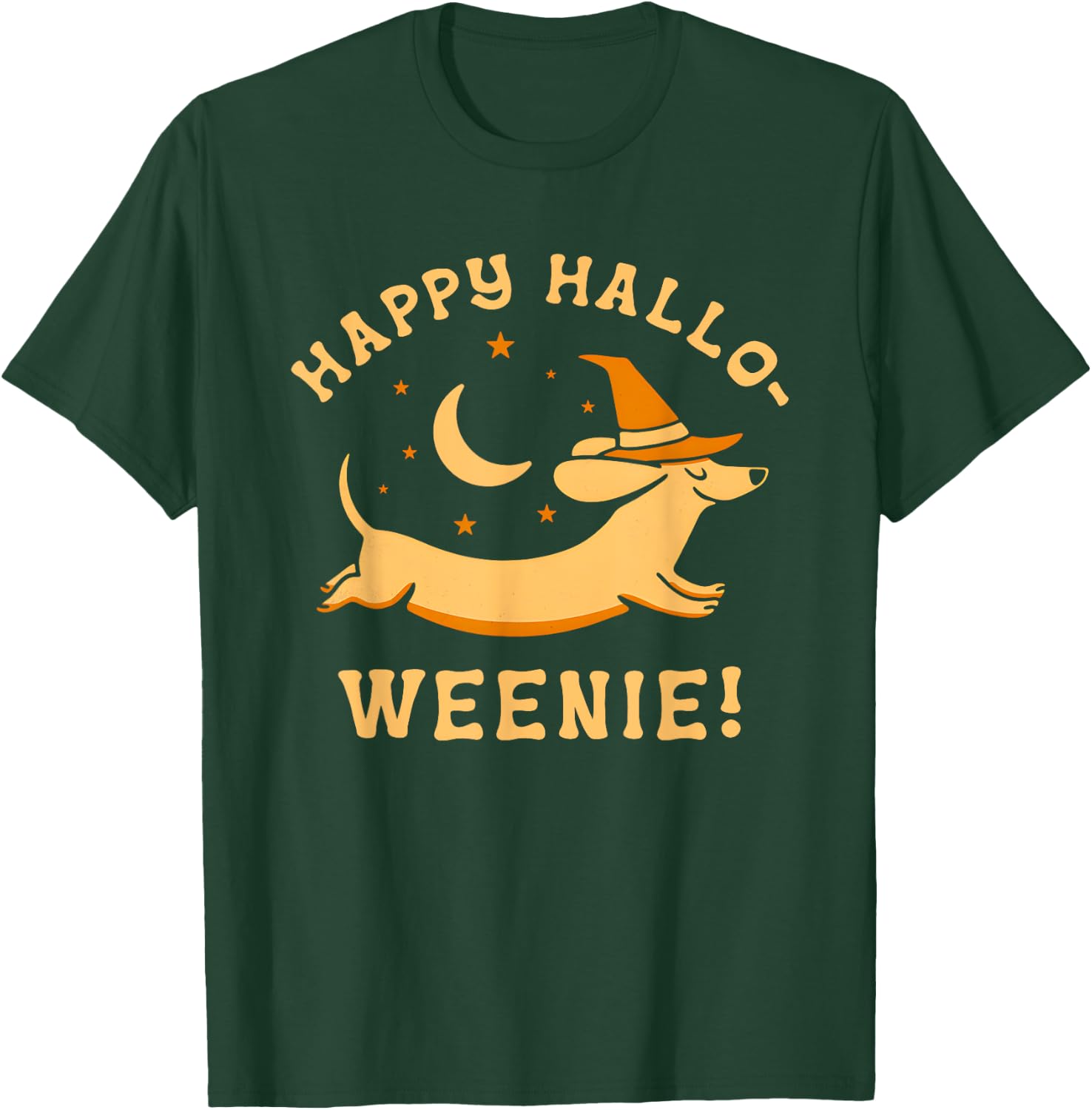 Happy Hallo-Weenie Halloween T-Shirt - T-Shirt | Forest
