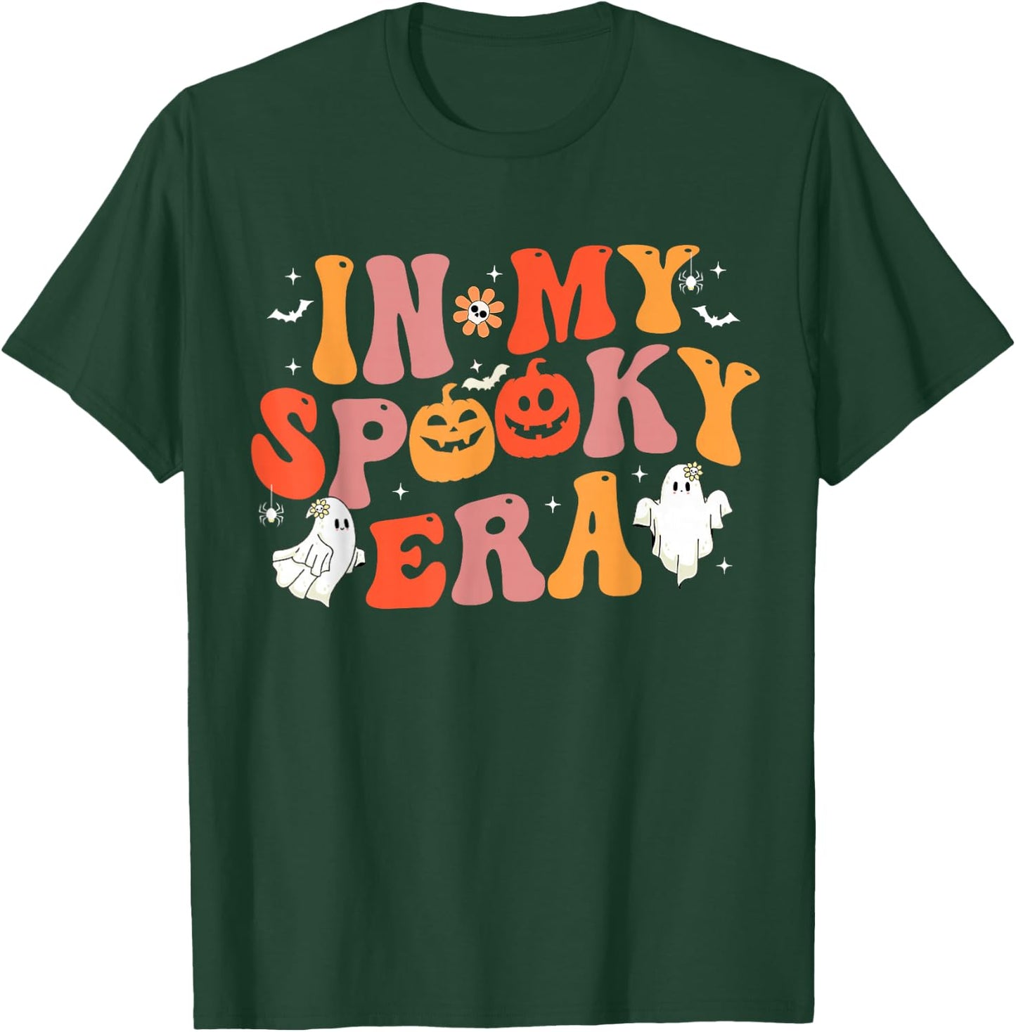 In My Spooky Era Ghost Funny Family Outfits Women Men Kids T-Shirt - T-Shirt | Forest