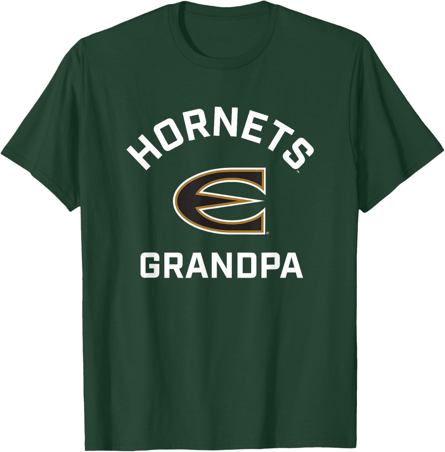 Emporia State University ESU Hornets Arched Grandpa T-Shirt - T-Shirt | Forest