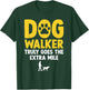 Cool Dog Walker Design Women Pet Walker Dog Walking T-Shirt - T-Shirt | Forest