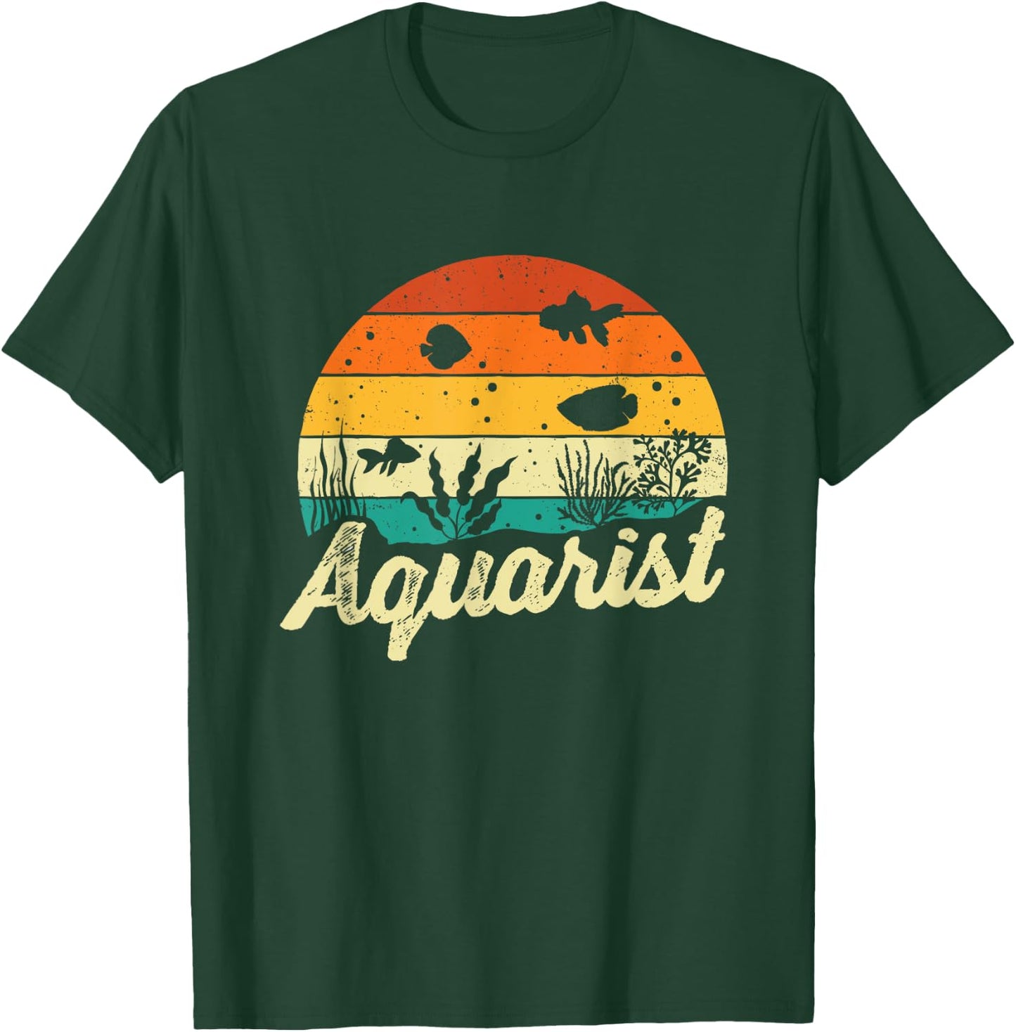 Aquarist - Fishkeeper Fishkeeping Fish Tank T-Shirt - T-Shirt | Forest
