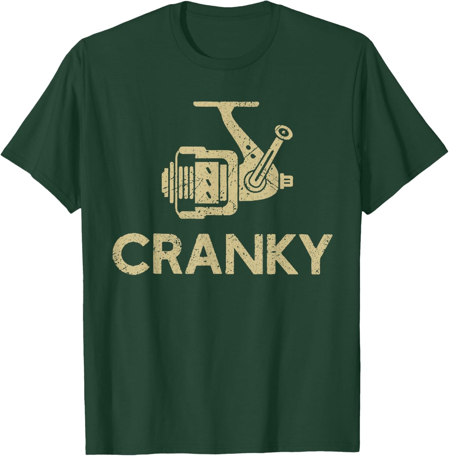 Crankbait Fishing Lure - Cranky Funny Gift Ideas For Fishing T-Shirt - T-Shirt | Forest