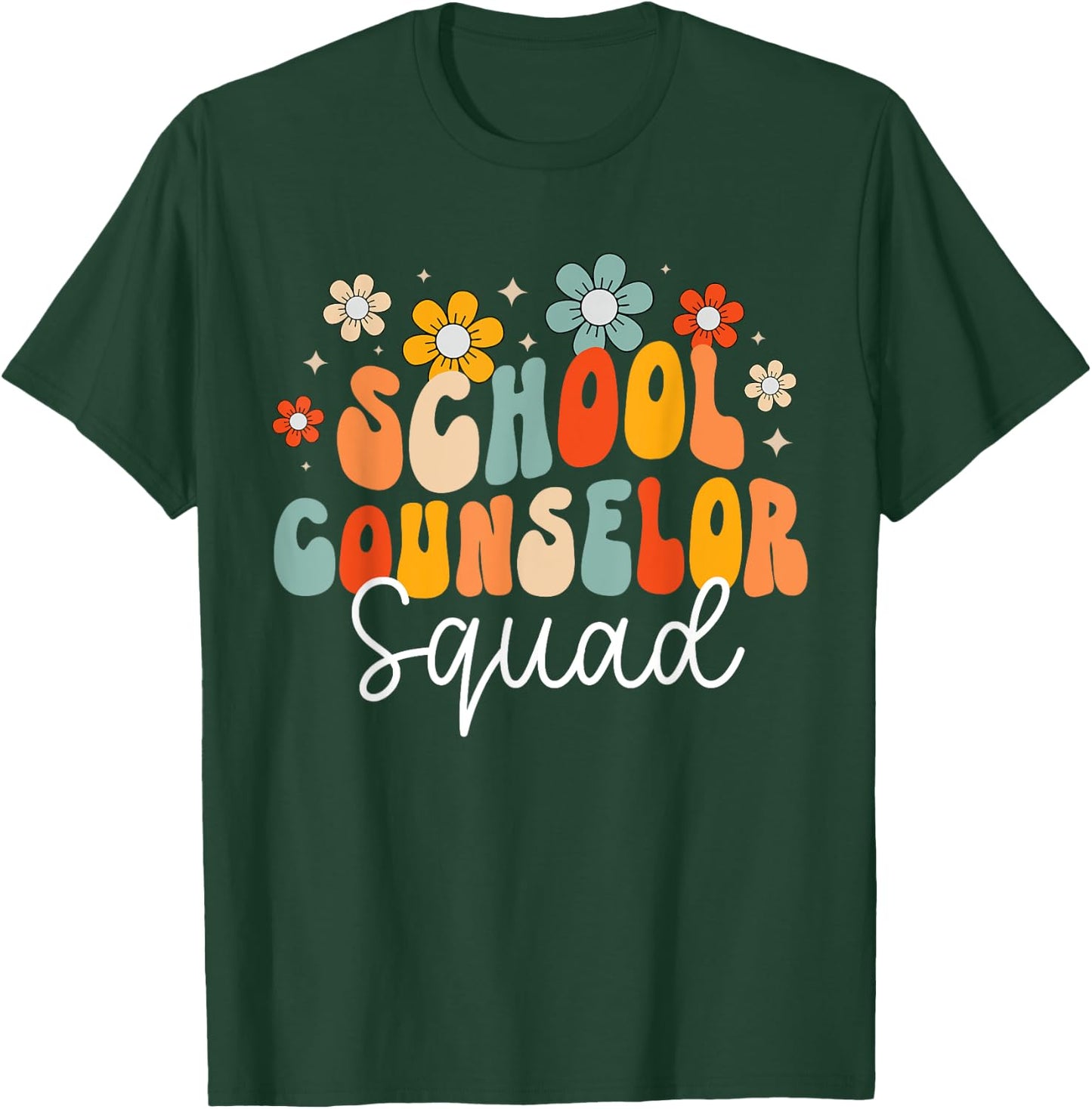 School Counselor Squad Counseling Office School Guidance T-Shirt - T-Shirt | Forest