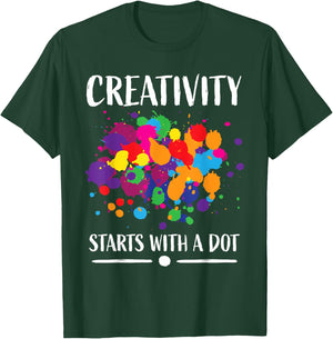 Dot Day Shirt Women Men Kids Girls Boys Teacher 2024 Dot Day T-Shirt - T-Shirt | Forest