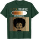 Bachelor of Tourist Studies BTS Degree In Progress Afro T-Shirt - T-Shirt | Forest