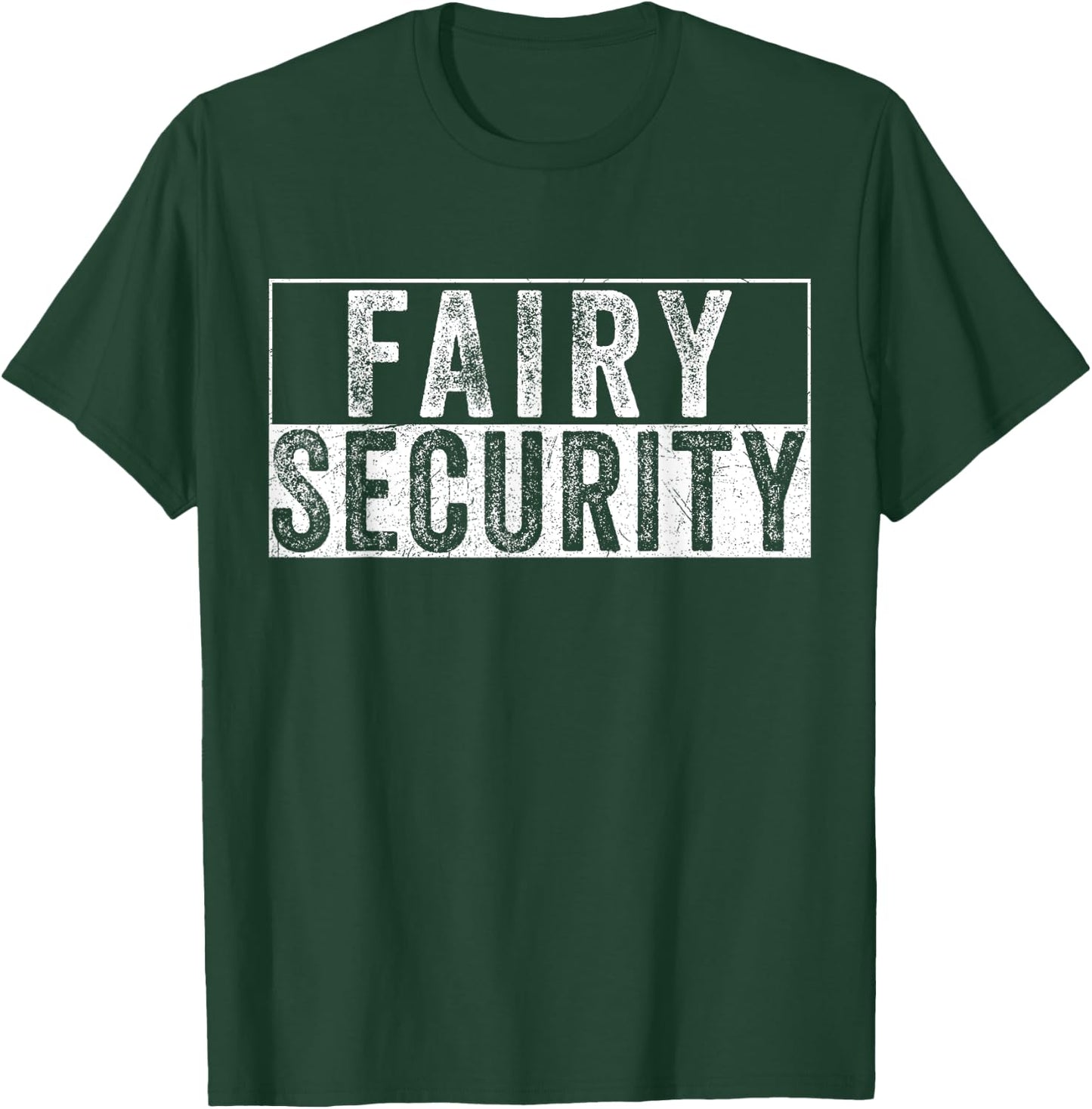 Cool Halloween Costume Vintage Fairy Security T-Shirt - T-Shirt | Forest