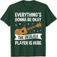 The Ukulele Player is Here Ukulele Hawaiian Gift T-Shirt - T-Shirt | Forest