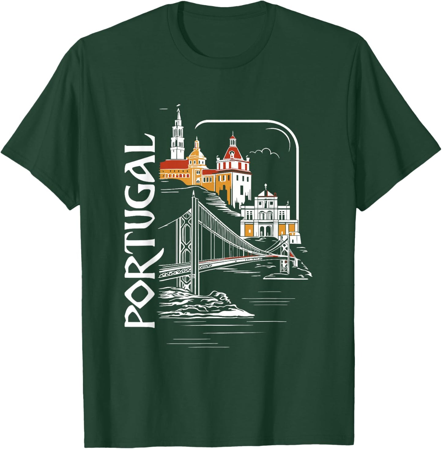 Portugal Lover - Typical Portuguese Vacation Souvenir T-Shirt - T-Shirt | Forest
