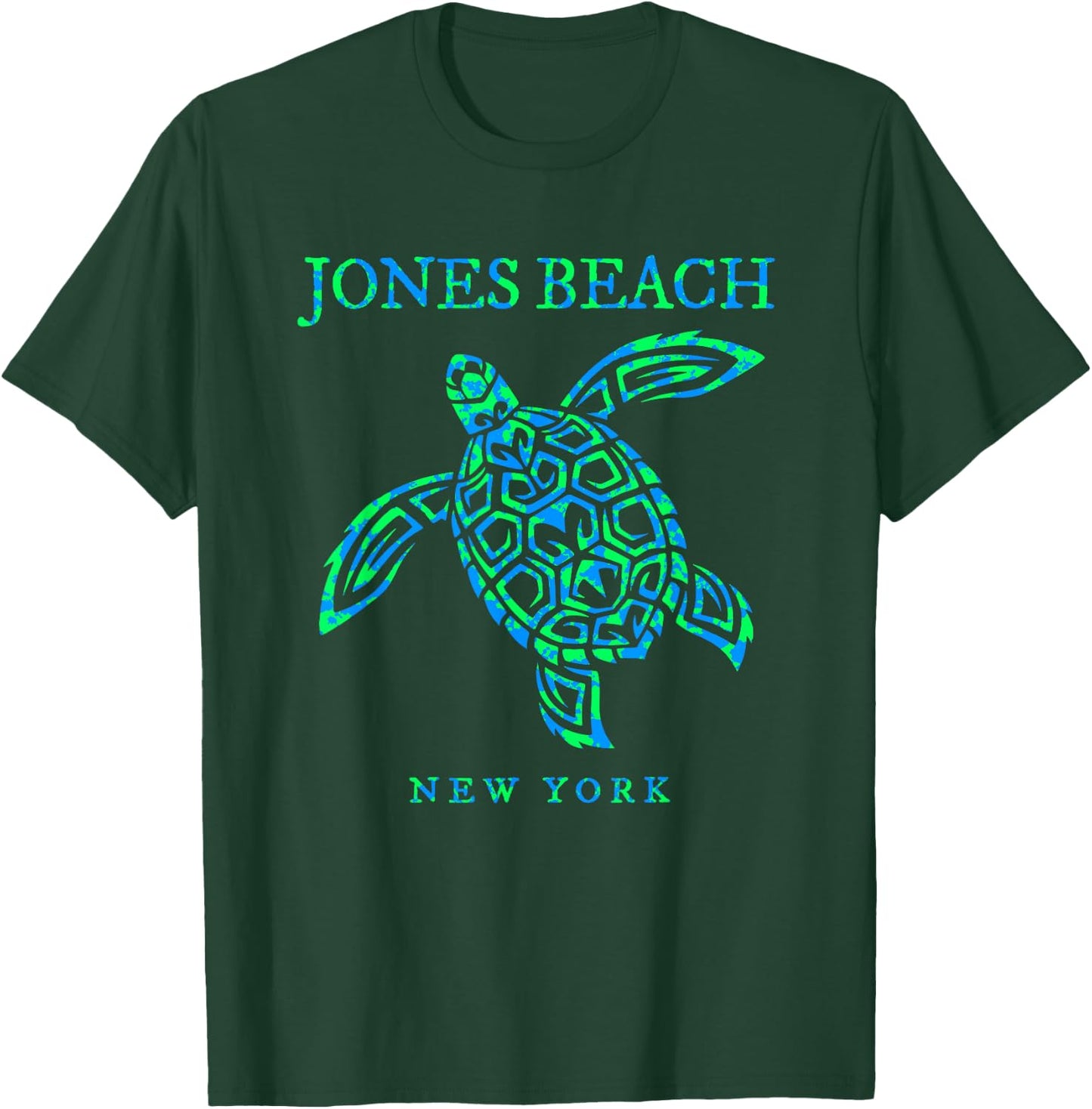 Jones Beach New York Sea Turtle Boys Girls Toddler T-Shirt - T-Shirt | Forest