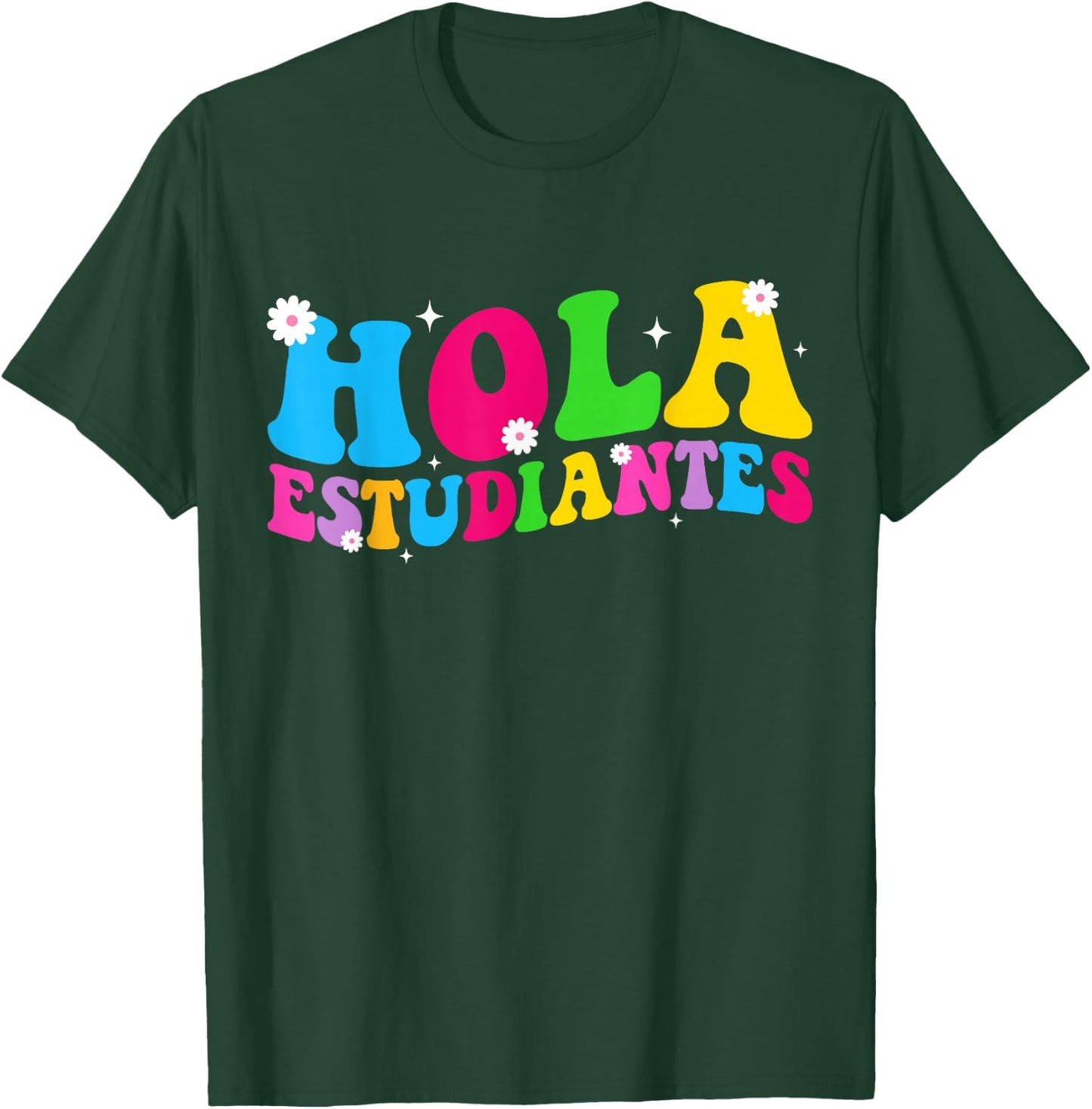 Spanish Teacher Shirt Men Maestra Back To School T-Shirt - T-Shirt | Forest