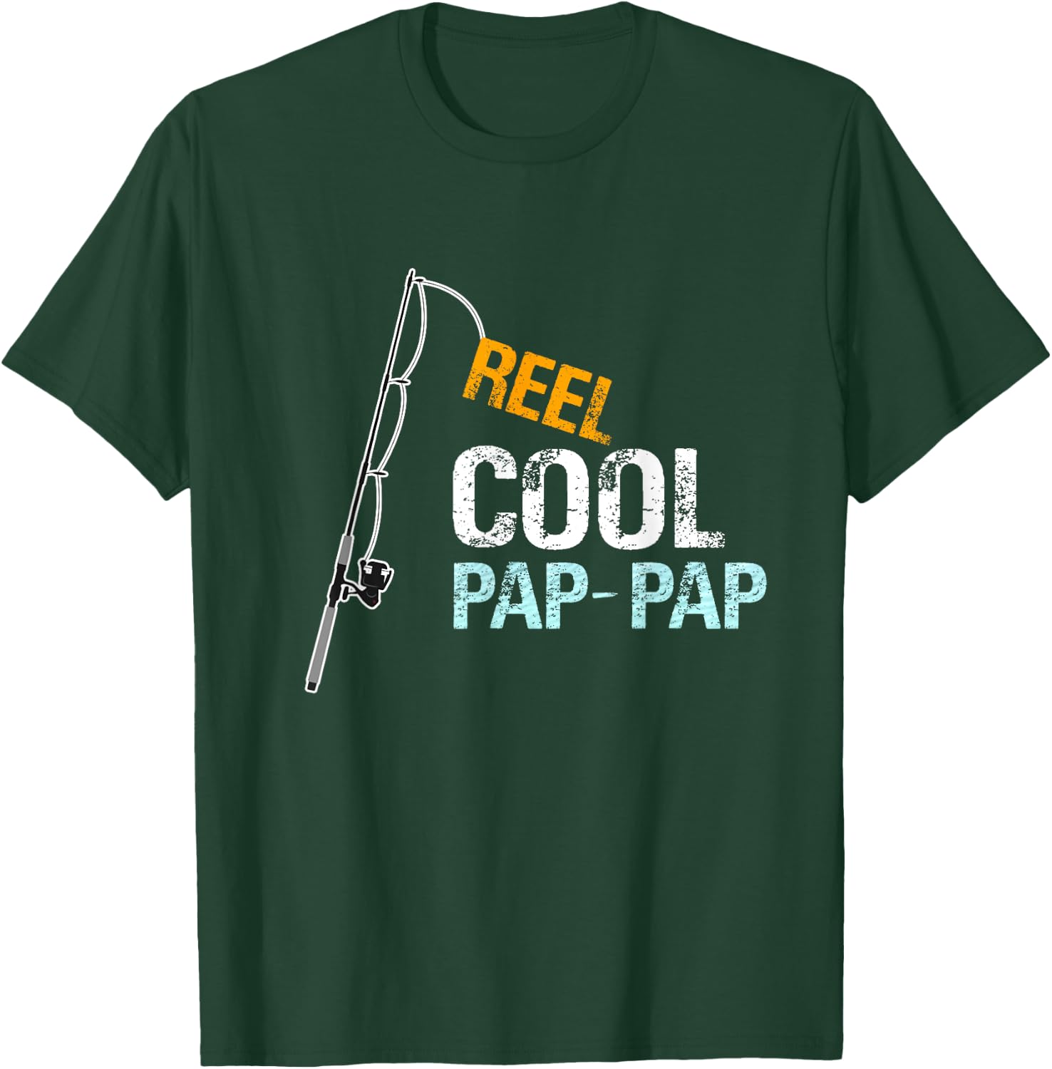 PapPap Gift from Granddaughter Grandson Reel Cool Pap-Pap T-Shirt - T-Shirt | Forest