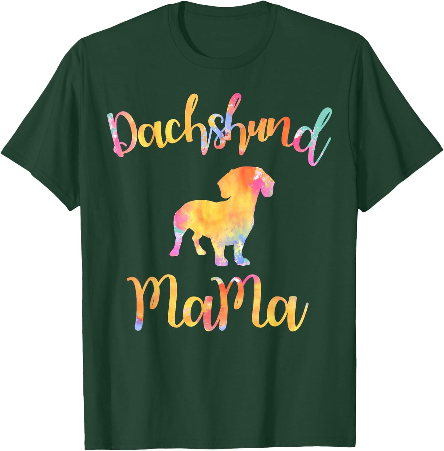 Dachshund Mama Sausage Dog Lover Mother's Day Men Women Girls Kids T-Shirt - T-Shirt | Forest