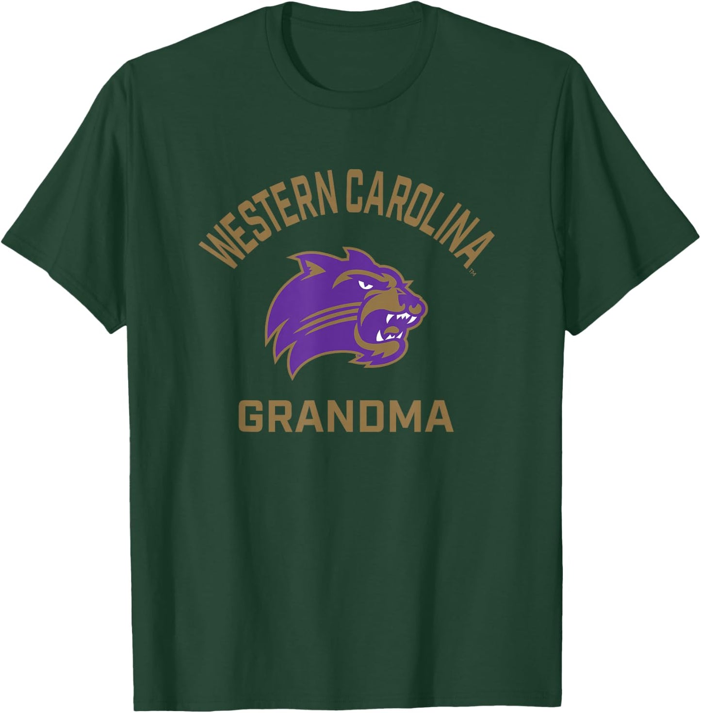 Western Carolina University Catamounts Arched Grandma T-Shirt - T-Shirt | Forest