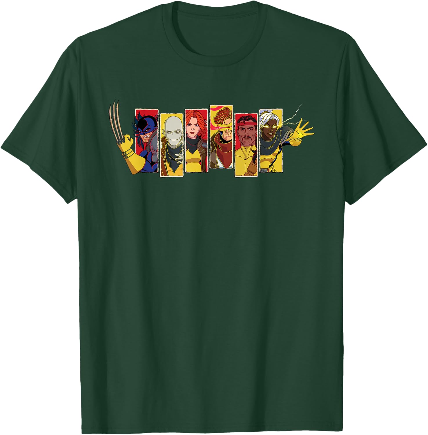 Marvel Studios X-Men '97 Season 2 Team Wasteland Collage T-Shirt - T-Shirt | Forest