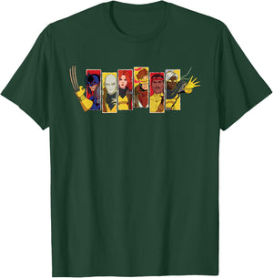 Marvel Studios X-Men '97 Season 2 Team Wasteland Collage T-Shirt - T-Shirt | Forest